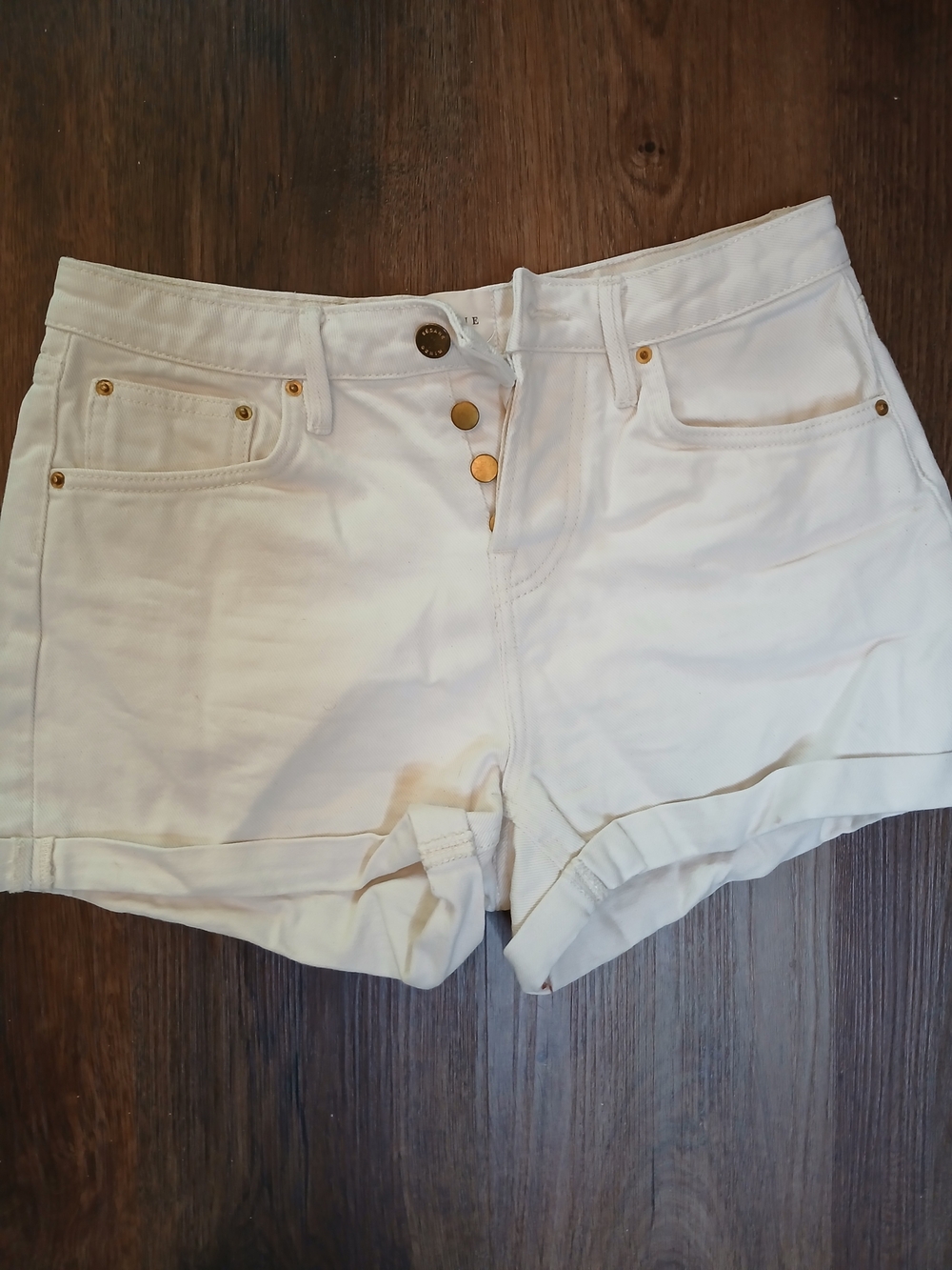 Sézane ecru cotton Shorts size 38